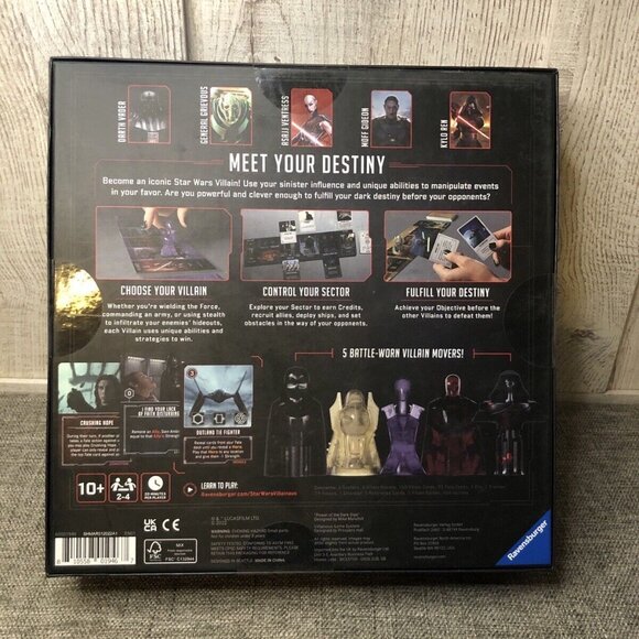 Star Wars Villianous Power of the Dark Side Strategy Board Game - Picture 2 of 2